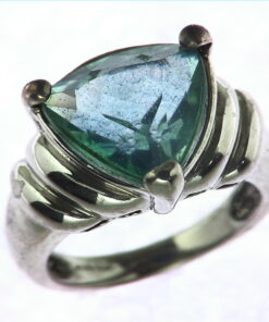 Blue Quarts In a Sterling Silver Ring