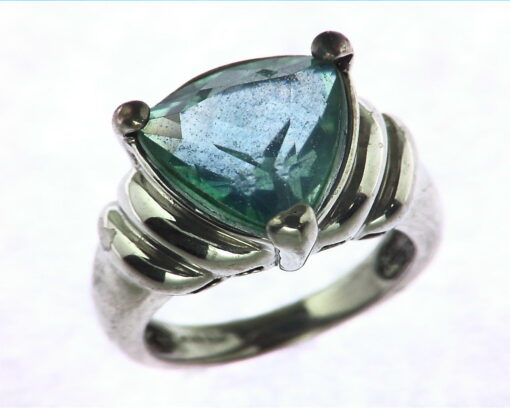 Blue Quarts In a Sterling Silver Ring