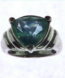 Blue Quarts In a Sterling Silver Ring