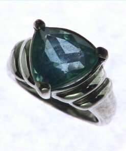 Blue Quarts In a Sterling Silver Ring