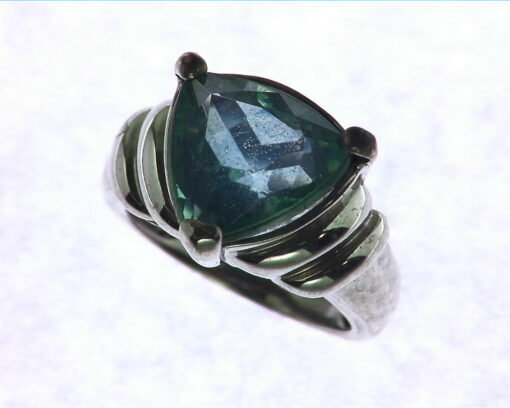 Blue Quarts In a Sterling Silver Ring