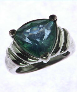 Blue Quarts In a Sterling Silver Ring