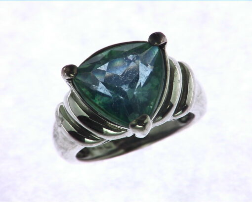 Blue Quarts In a Sterling Silver Ring
