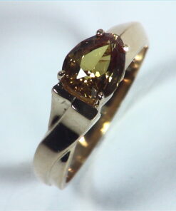 Yellow Sapphire Golden Color,Gemstone Lady,s Gold Ring RFK,363