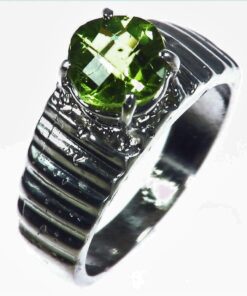 Peridot Natural Genuine Gemstone RingRSS1022