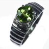 Peridot Natural Genuine Gemstone RingRSS1022