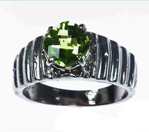 Peridot Natural Genuine Gemstone RingRSS1022