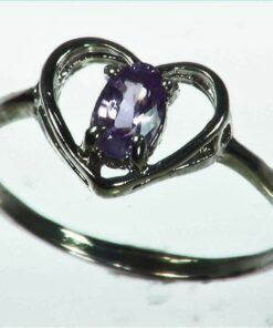 Purple Sapphire Sterling Silver Lady,s Ring RSS1056