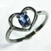 Blue Sapphire Sterling Silver Lady,s Ring RSS1057