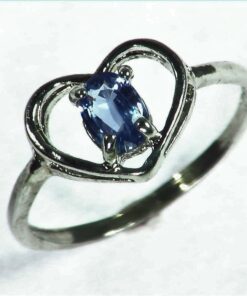Blue Sapphire Sterling Silver Lady,s Ring RSS1057
