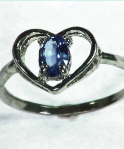 Blue Sapphire Sterling Silver Lady,s Ring RSS1057