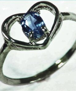 Blue Sapphire Sterling Silver Lady,s Ring RSS1057