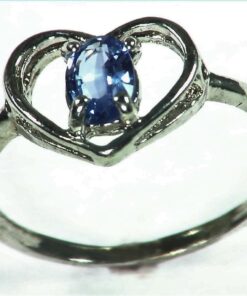Blue Sapphire Sterling Silver Lady,s Ring RSS1057