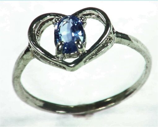 Blue Sapphire Sterling Silver Lady,s Ring RSS1057