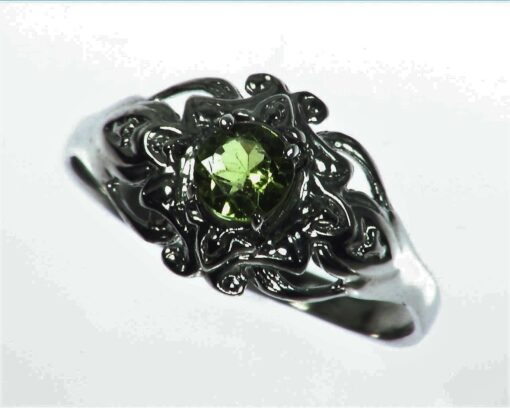 Peridot Natural Genuine gemstone Sterling Silver, Ring,RSS1067