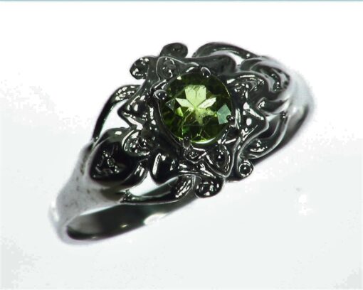 Peridot Natural Genuine gemstone Sterling Silver, Ring,RSS1067
