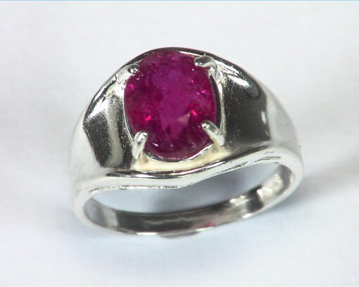 Pink Tourmaline Natural Genuine Gemstone Set in Sterling Silver Ring RSS,415
