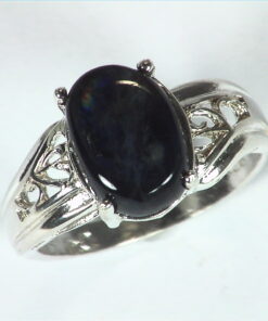 Labradorite Moonstone Natural Genuine Gemstone Sterling Silver Lady,s Ring RSS,439