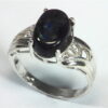 Labradorite Moonstone Natural Genuine Gemstone Sterling Silver Lady,s Ring RSS,439
