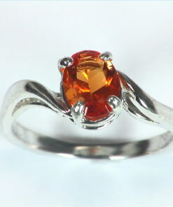 Opal (Mexican) Genuine Gemstone in Sterling silver Ring RSS,452