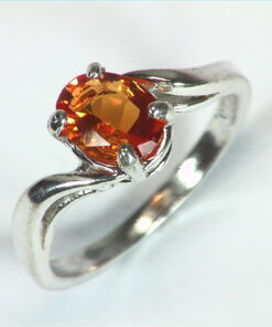 Opal (Mexican) Genuine Gemstone in Sterling silver Ring RSS,452