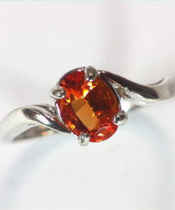 Opal (Mexican) Genuine Gemstone in Sterling silver Ring RSS,452