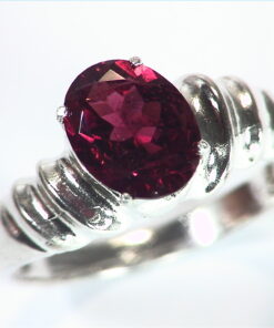 Tourmaline Natural Genuine Gemstone Sterling Silver Ring RSS,495