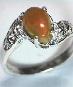 Opal (Mexican) Genuine Gemstone in Sterling silver Ring RSS,600
