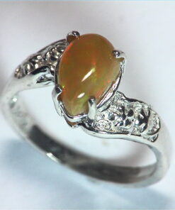 Opal (Mexican) Genuine Gemstone in Sterling silver Ring RSS,600