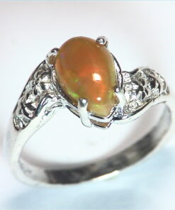 Opal (Mexican) Genuine Gemstone in Sterling silver Ring RSS,600