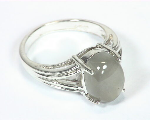 Moonstone Natural Genuine Gemstone Sterling Silver Lady,s Ring RSS,614