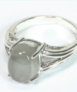 Moonstone Natural Genuine Gemstone Sterling Silver Lady,s Ring RSS,614