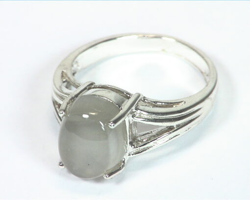 Moonstone Natural Genuine Gemstone Sterling Silver Lady,s Ring RSS,614