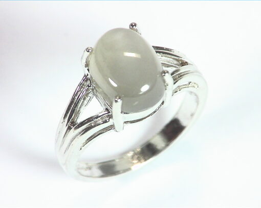 Moonstone Natural Genuine Gemstone Sterling Silver Lady,s Ring RSS,614