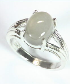 Moonstone Natural Genuine Gemstone Sterling Silver Lady,s Ring RSS,614