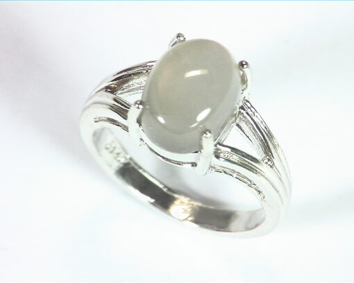 Moonstone Natural Genuine Gemstone Sterling Silver Lady,s Ring RSS,614