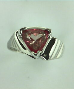 Rose Quarts Sterling Silver Lady,s Ring RSS,471