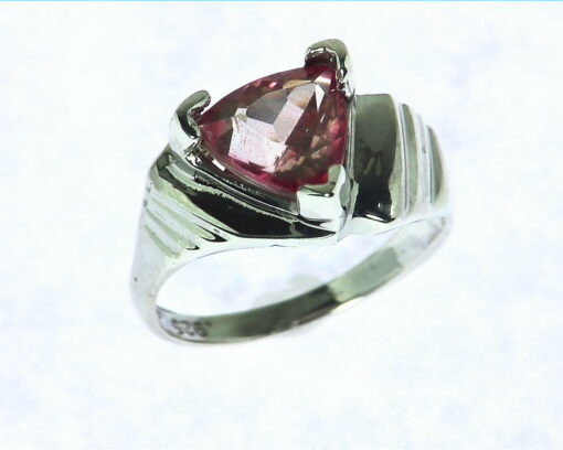 Rose Quarts Sterling Silver Lady,s Ring RSS,471