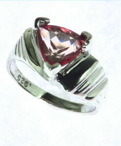 Rose Quarts Sterling Silver Lady,s Ring RSS,471