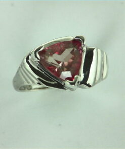 Rose Quarts Sterling Silver Lady,s Ring RSS,471