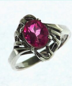Rose Quarts Sterling Silver Ring RSS458