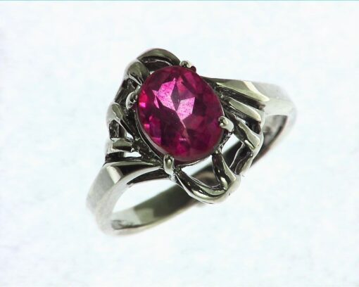 Rose Quarts Sterling Silver Ring RSS458