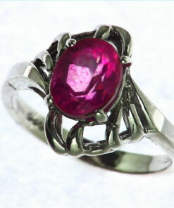 Rose Quarts Sterling Silver Ring RSS458