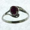 Ruby Sterling Silver Ring