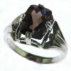 Smokey Quarts Sterling Silver Ring
