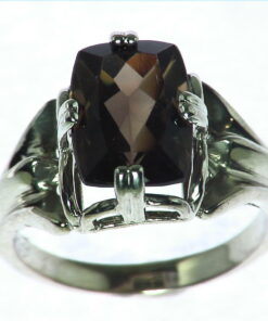 Smokey Quarts Sterling Silver Ring