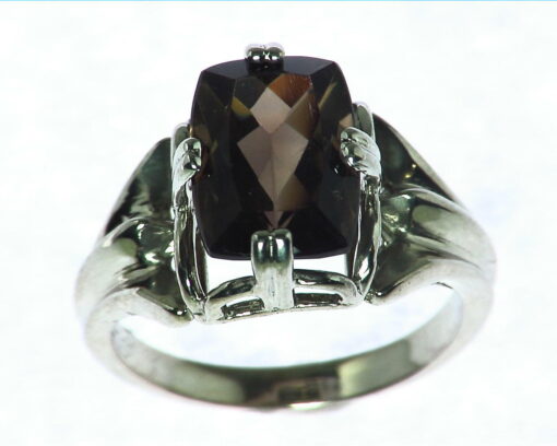 Smokey Quarts Sterling Silver Ring