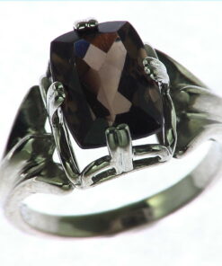 Smokey Quarts Sterling Silver Ring