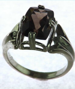 Smokey Quarts Sterling Silver Ring