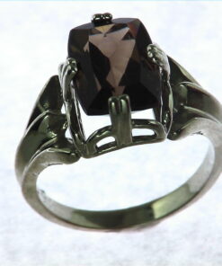 Smokey Quarts Sterling Silver Ring
